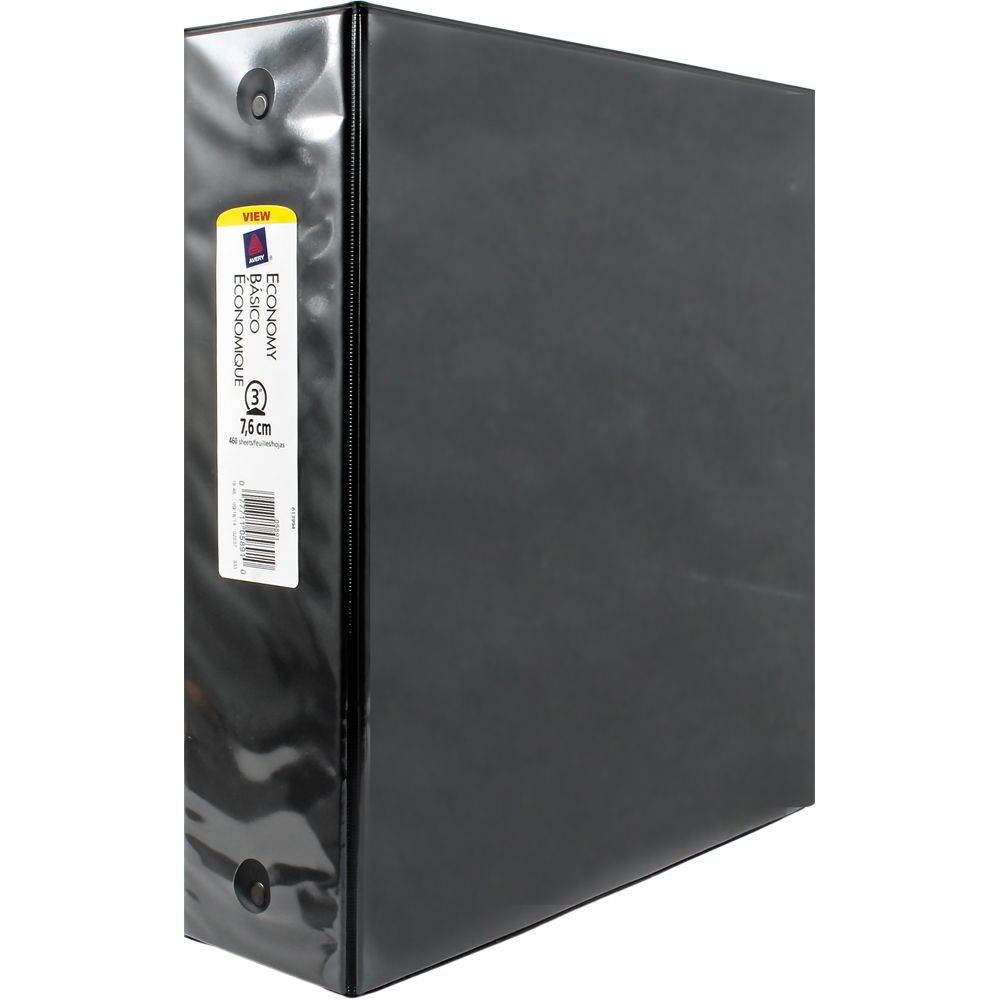 Avery 3Ring View Binder 3 inch  Black                  5891  ea