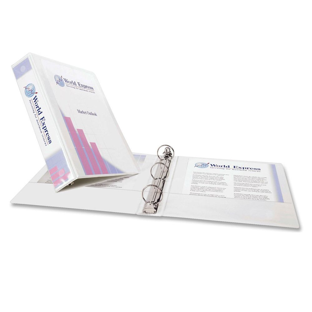 Avery 3Ring View Binder  3 inch  White              5800  ea