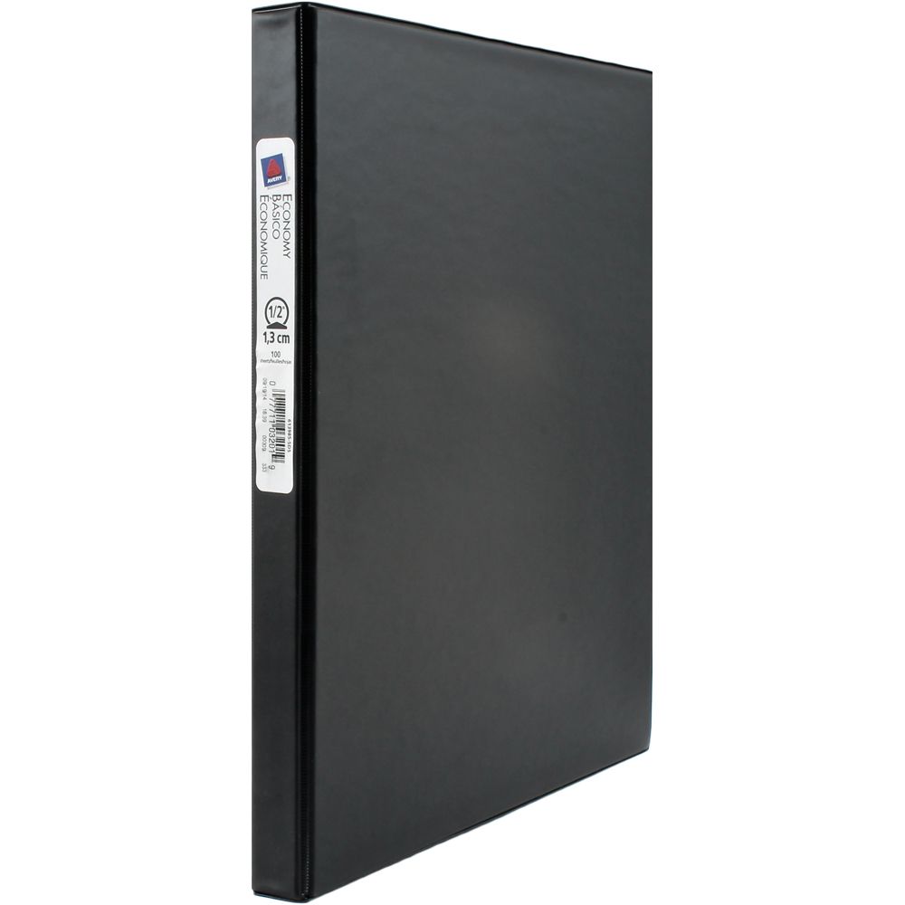 Avery 3Ring Binder 1/2 in  Black                  3201