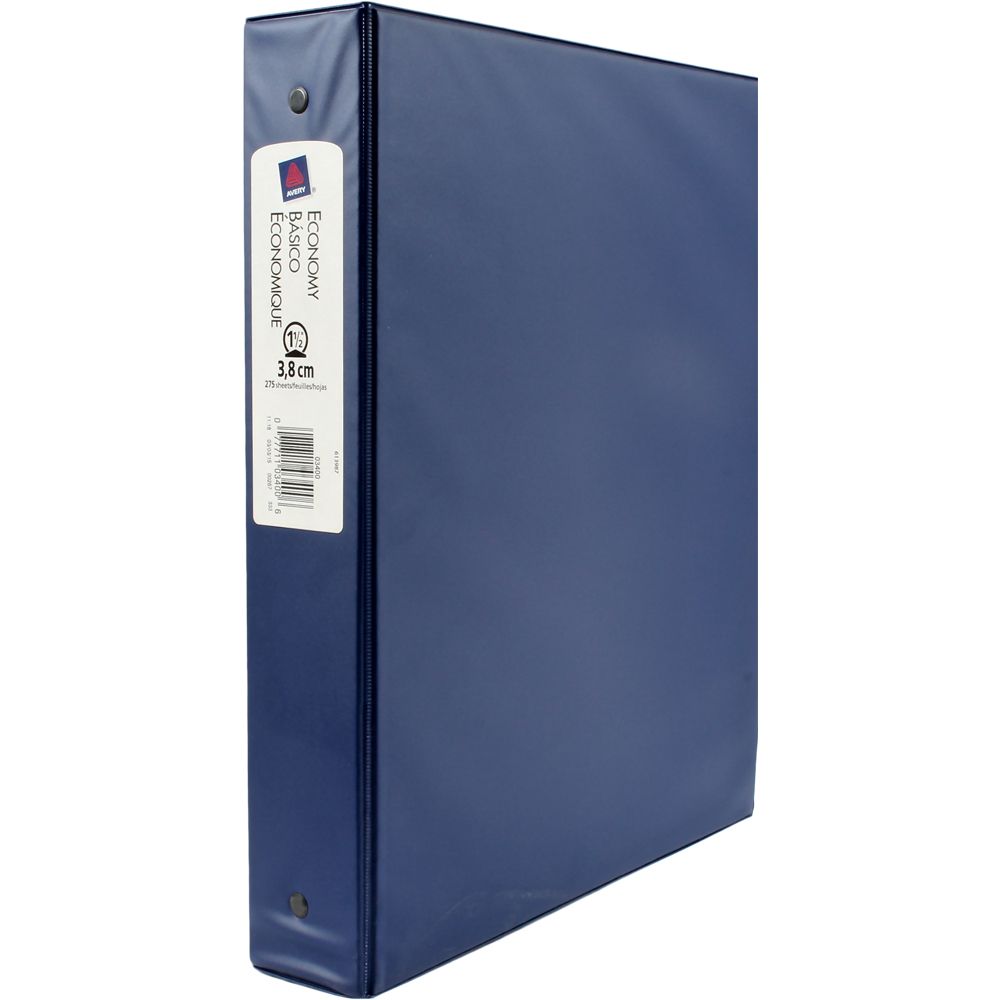 Avery 3Ring Binder  1 1/2 inch  Blue              3400