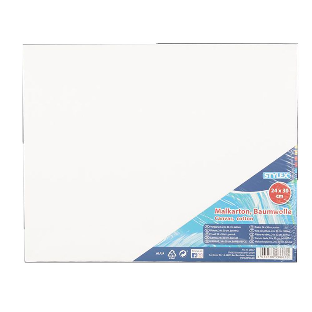 Stylex Canvas Board 24 x 30cm   28667