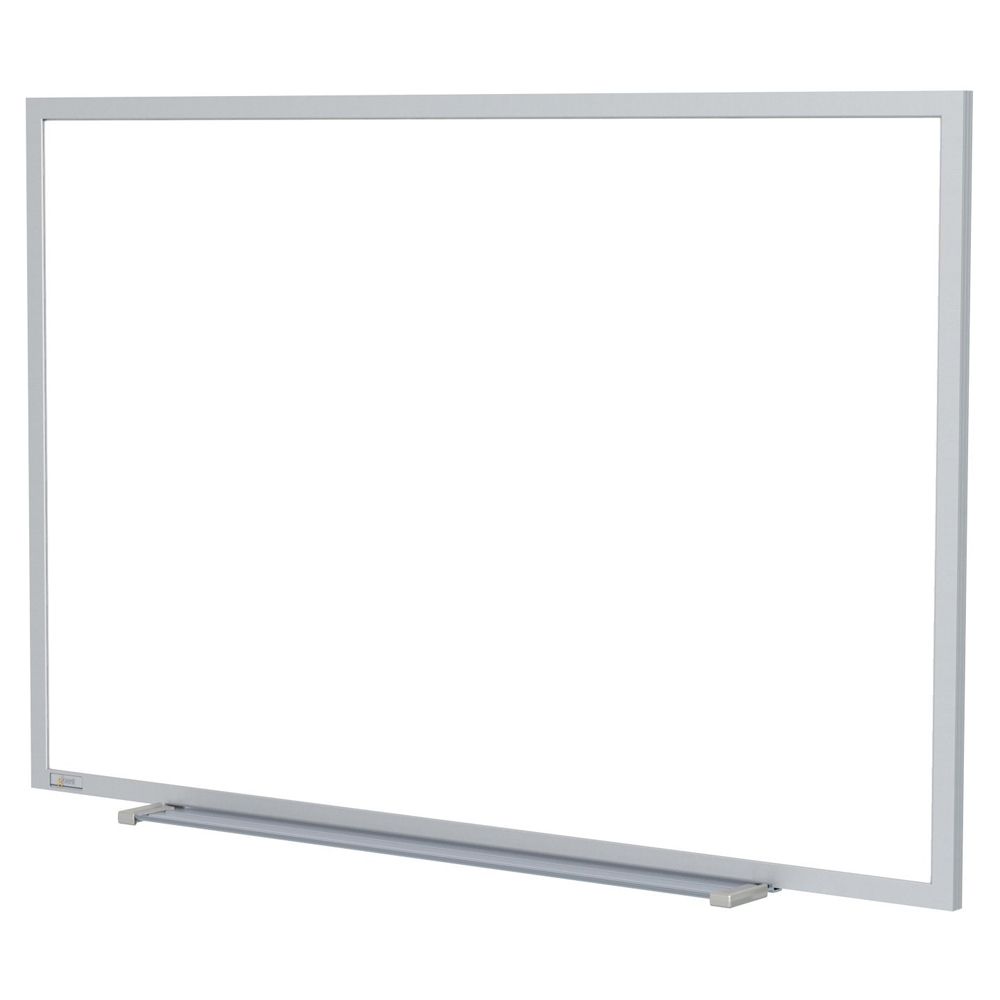 Ghent Melamine Whiteboard  48 in x 60 in  Aluminium Frame  M2-45