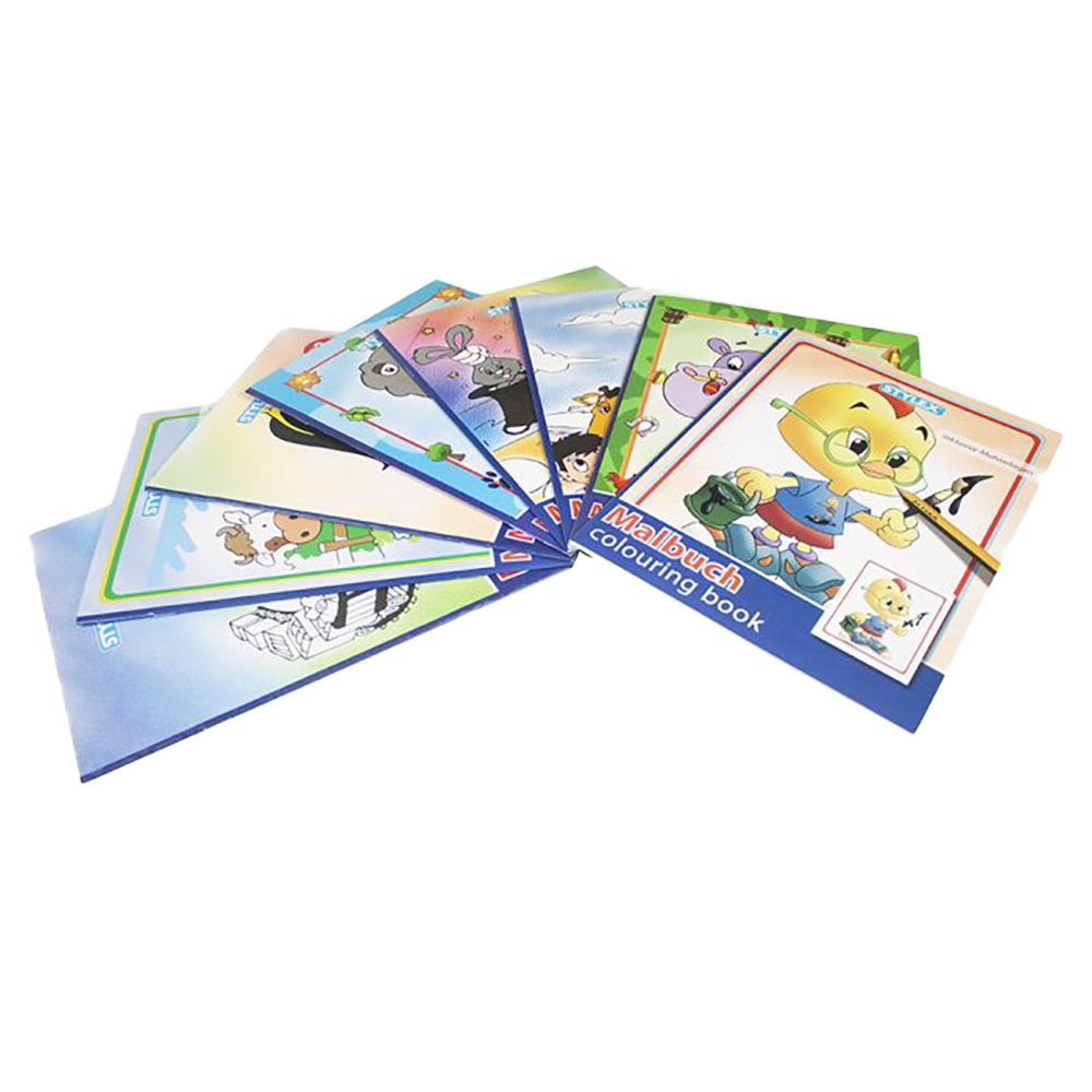 Stylex Colouring Book Assorted   77159