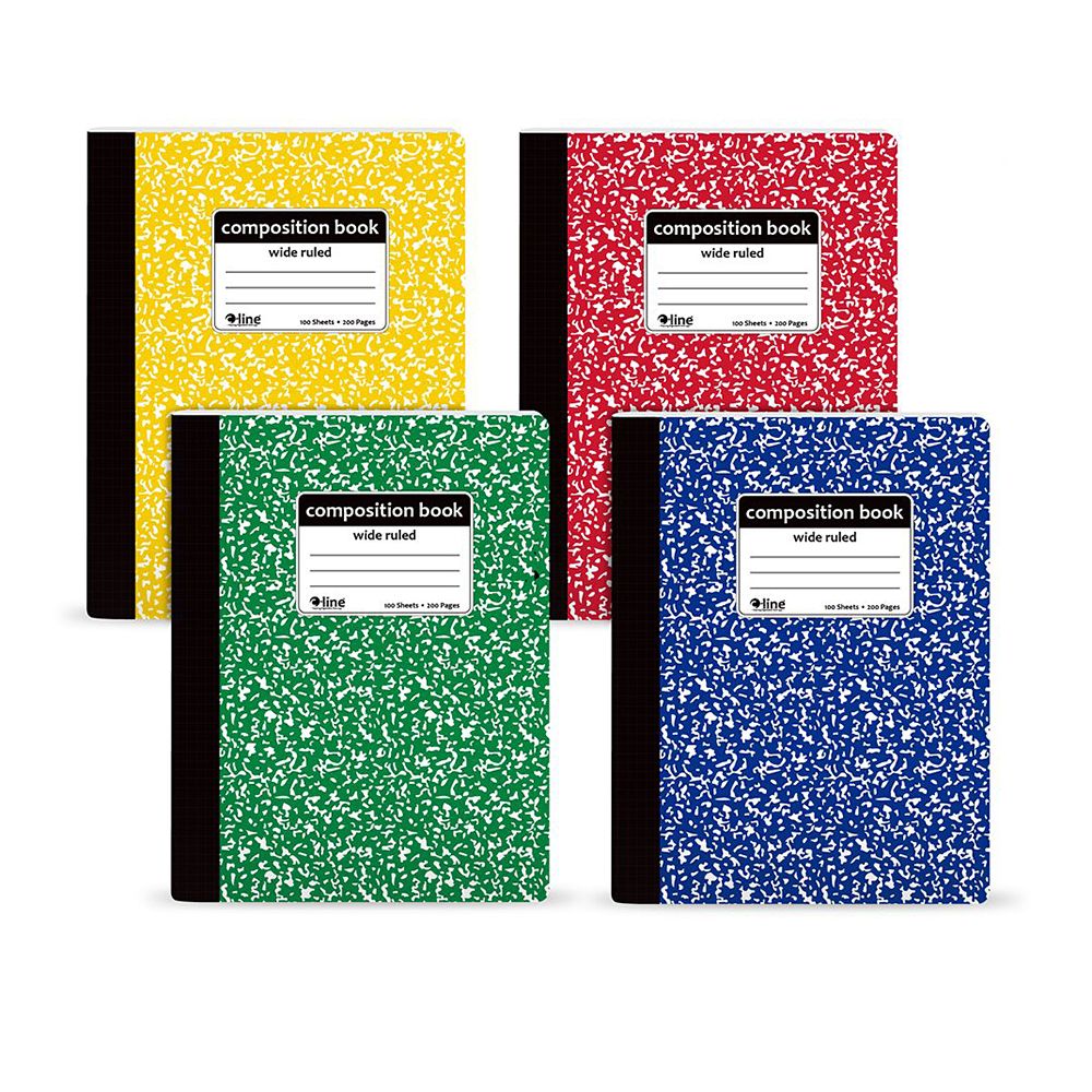 C-Line Composition Book  Wide Ruled   (80pg) 22010 ea