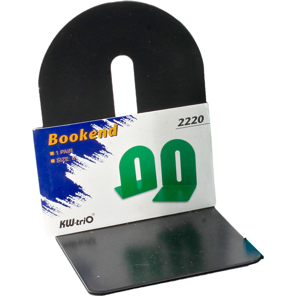 KW-triO Book-Ends 6 inch     Black             2220BLK (ea-pr)
