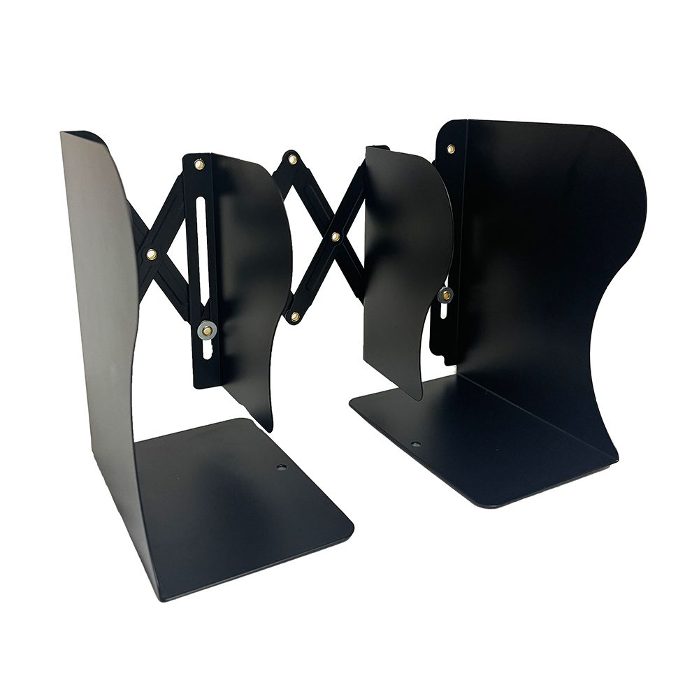 OIC Heavy Duty Expandable Book-Ends Black 93190
