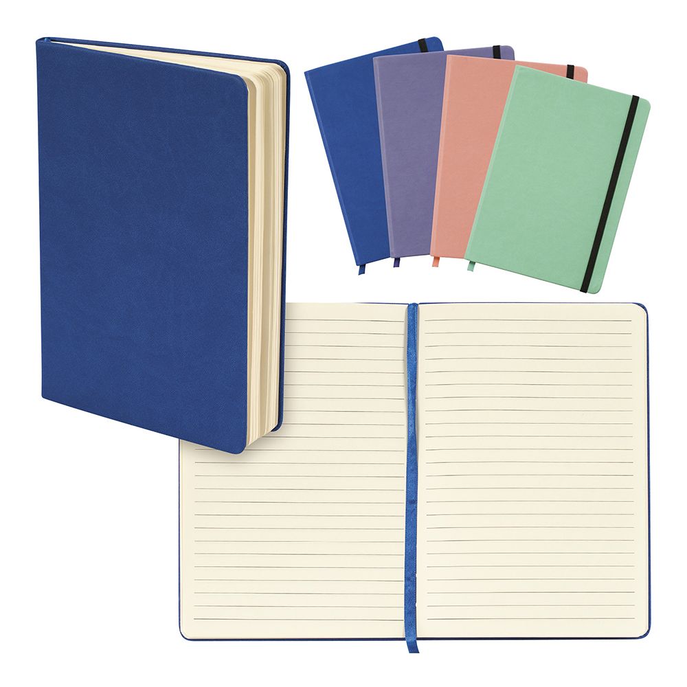 Merangue Note Book 6 x 8 inches  with Bungee Strap 1028-6090-00 ea