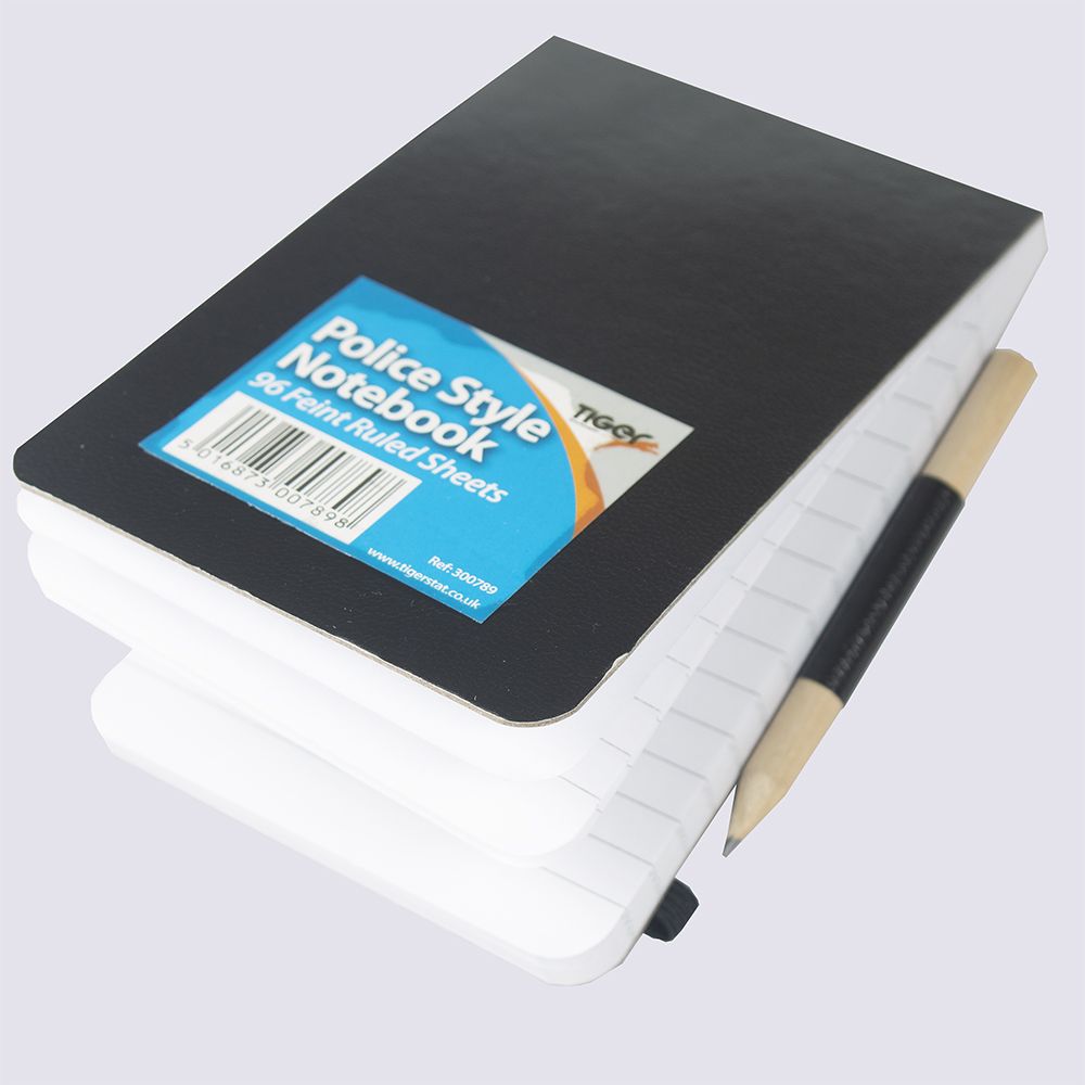 Tiger Notebook Police Style   300789