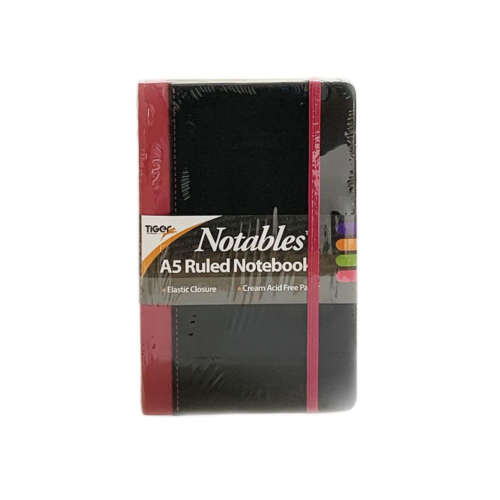 Tiger Notables Notebook A5 Casebound  Ruled      302114