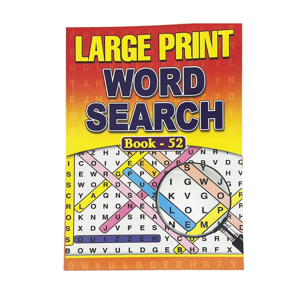 WFG Puzzle Book Word Search Large Print 85037