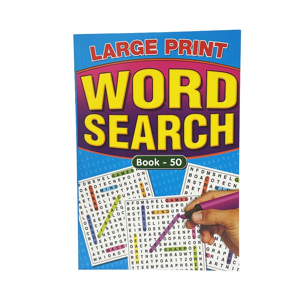 WFG Puzzle Book Word Search Large Print 85686