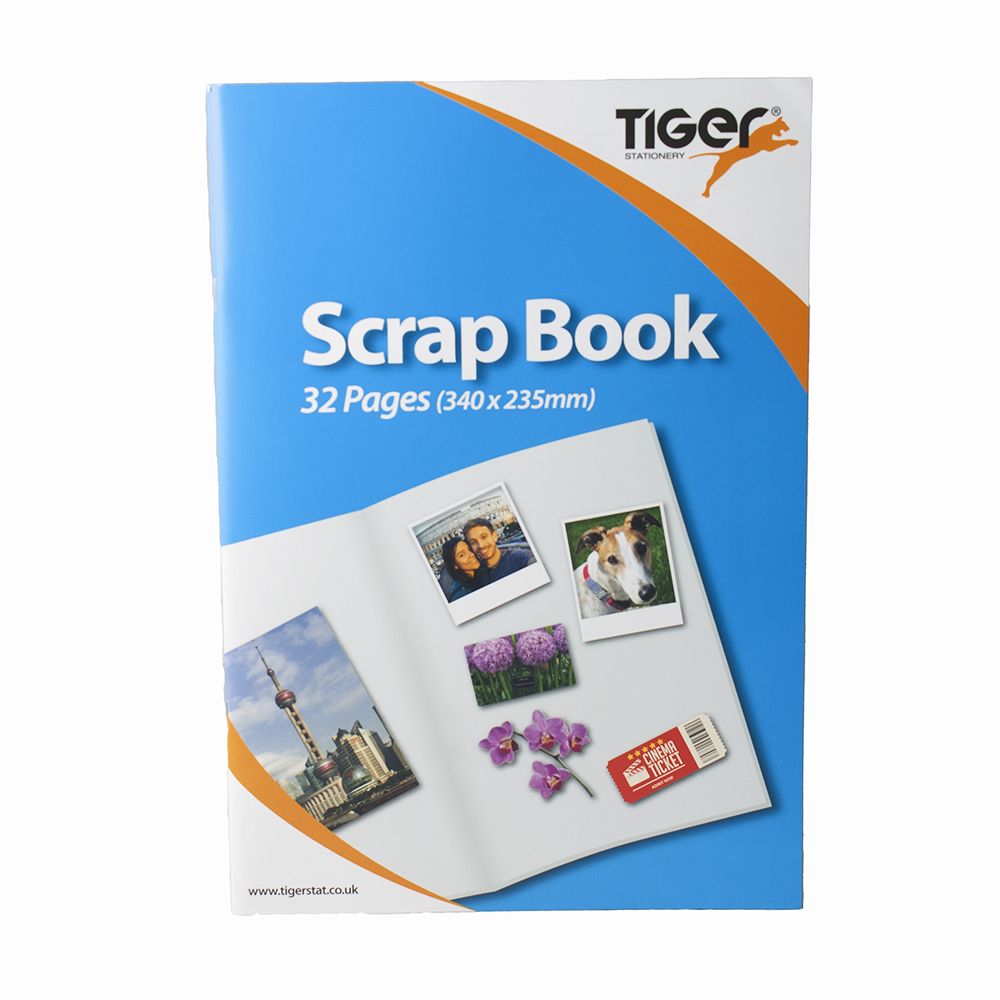 Tiger Scrap Book  13.4in x 9.25in (32 pages) 302303