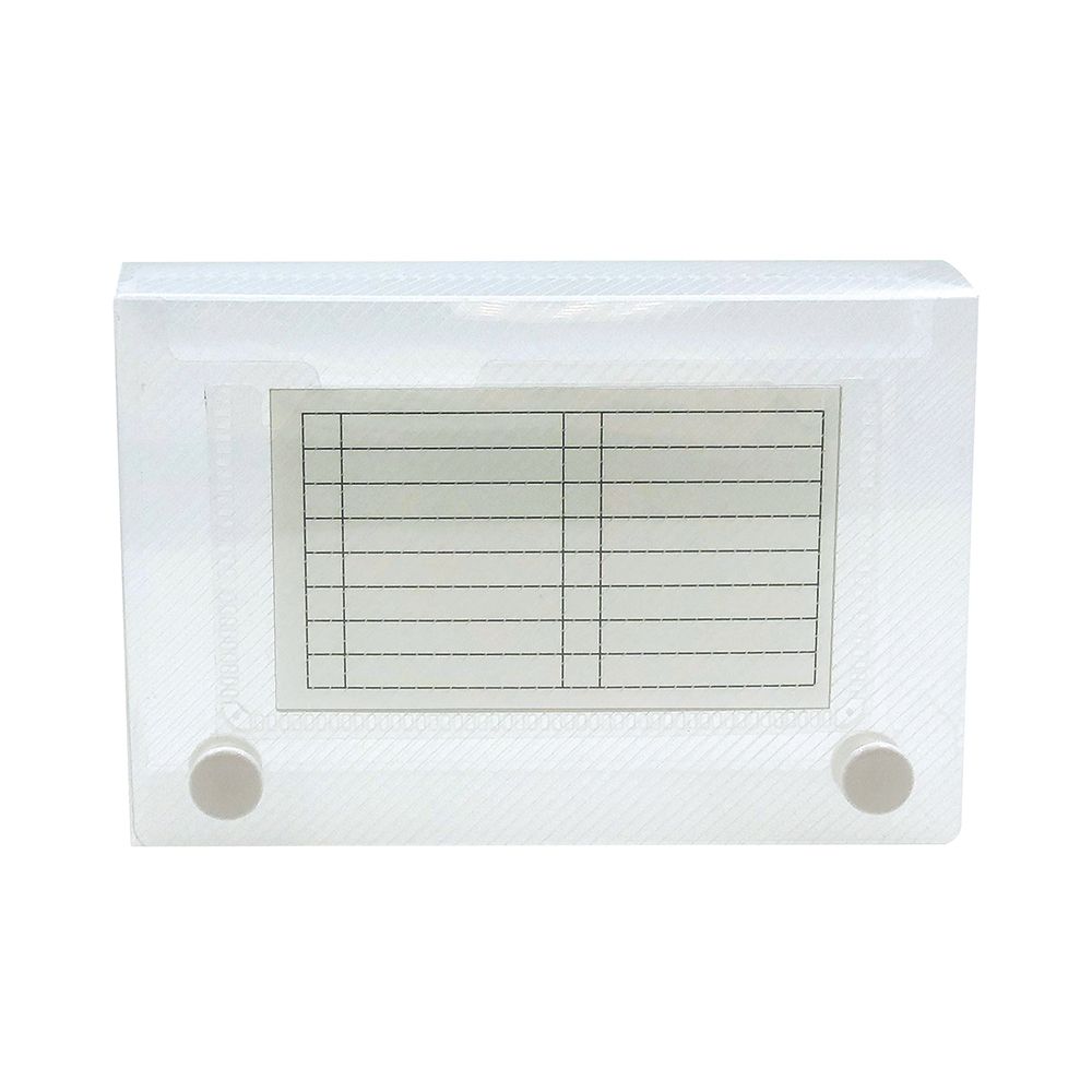 Merangue 5.25 x 3.5 Clear Index Card Box  CFB-35