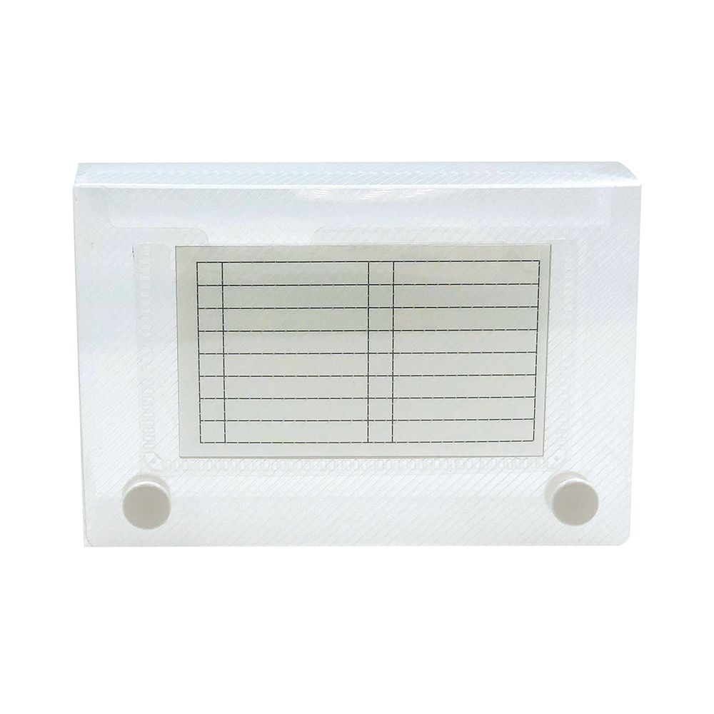 Merangue 6.25 x 4.5 Clear Index Card Box  CFB-46