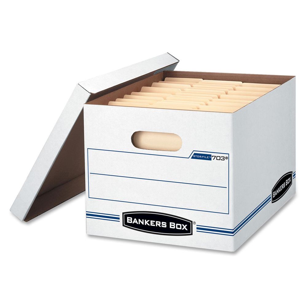 Fellowes Storage Box  Letter/Legal 10 x 12 x 15  0070301 (ea box)