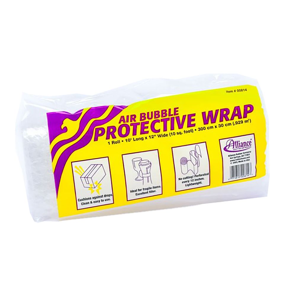Alliance Bubble Wrap 12 in x 10ft      N814R