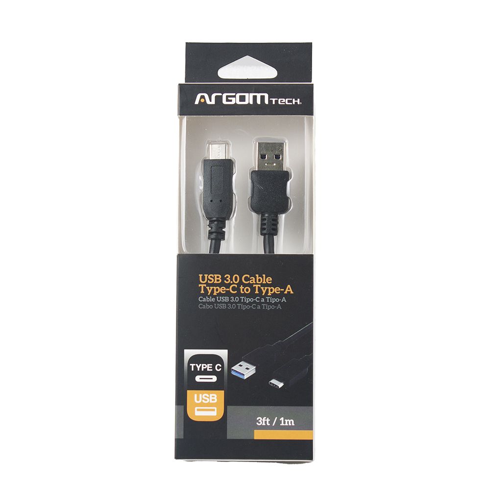 Argom USB Cable 3.0 Type C to Type A 3ft    A00171/CB-0041
