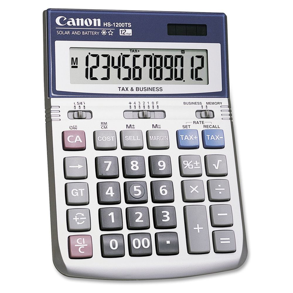 Canon Desk Calculator  Portable  12-Digit       HS1200TS