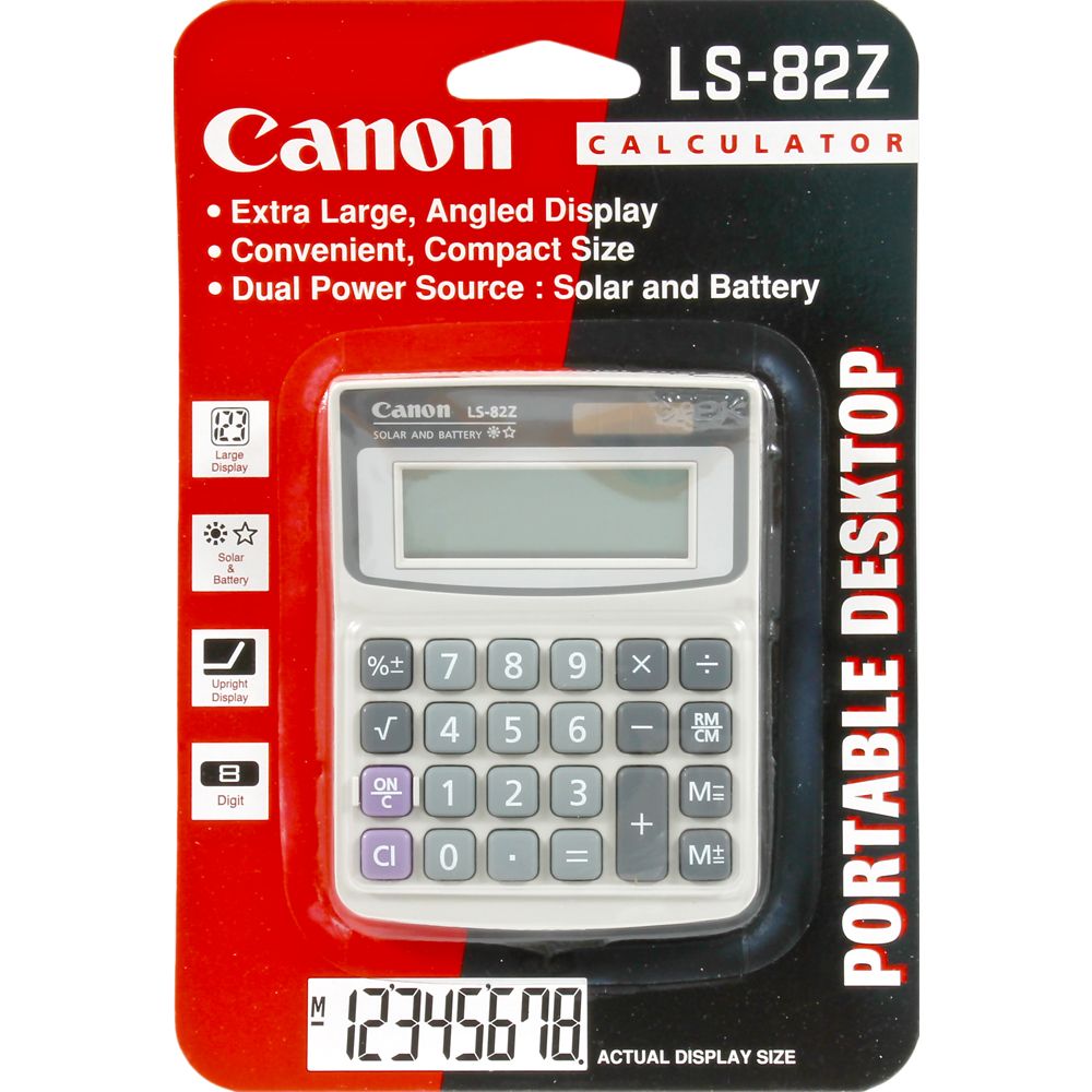 Canon Portable Desk Calculator  8-Digit       LS-82Z