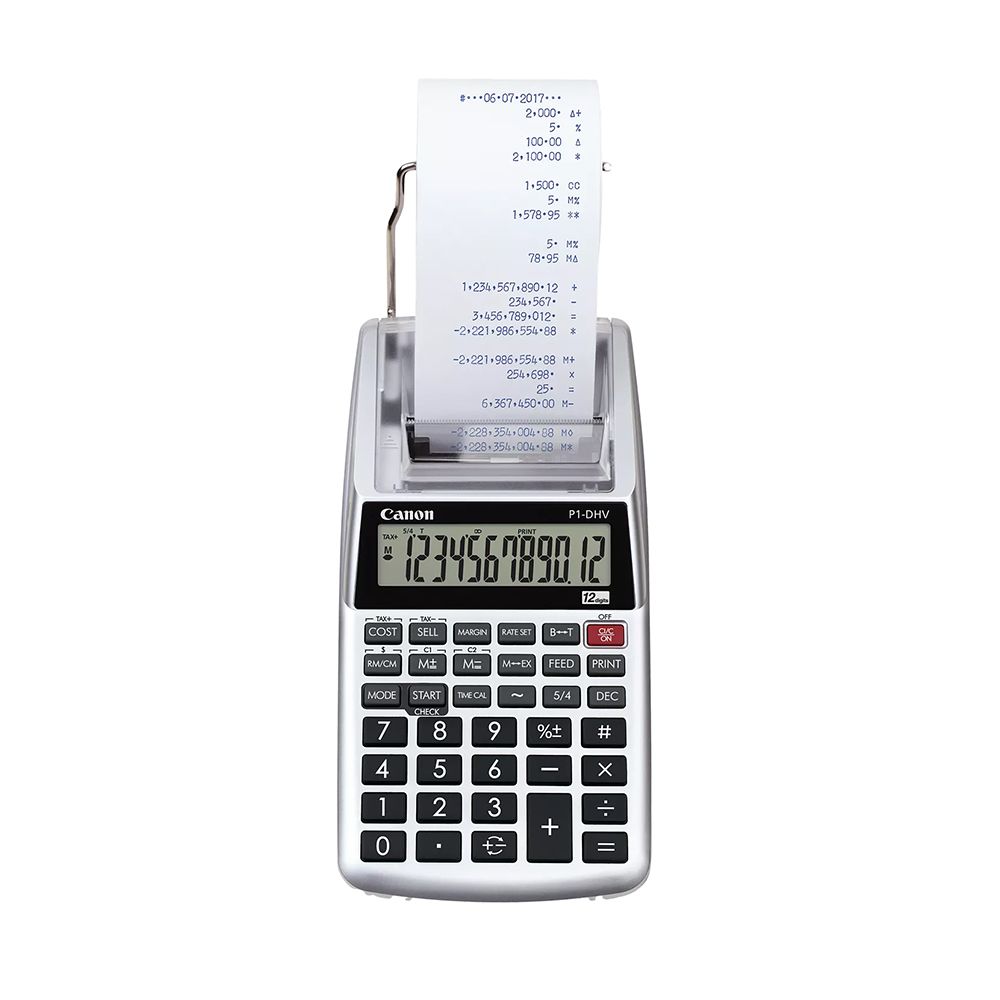 Canon Calculator Palmsize Printing  P1-DHV-3