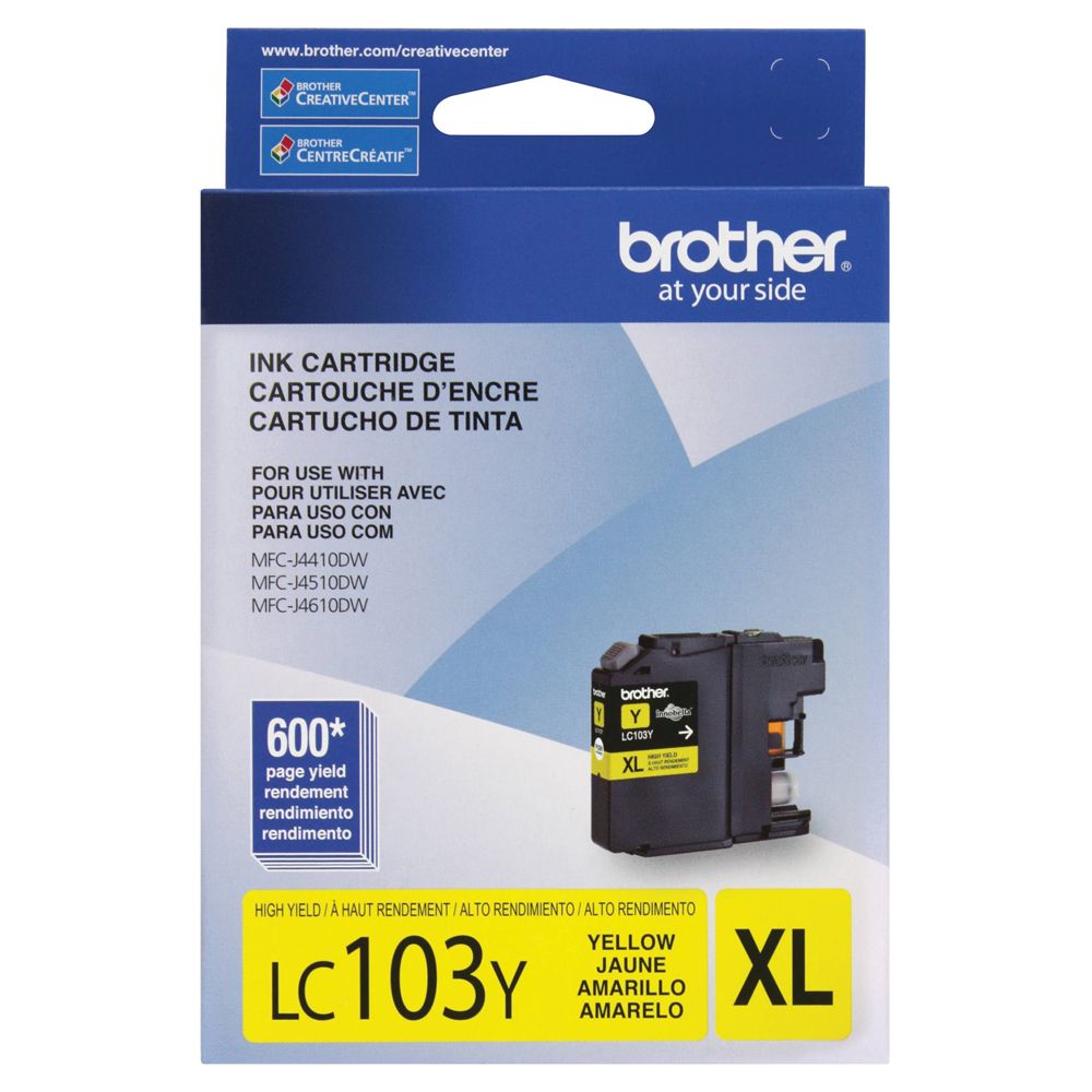 Brother Cartridge Yellow      LC103Y XL