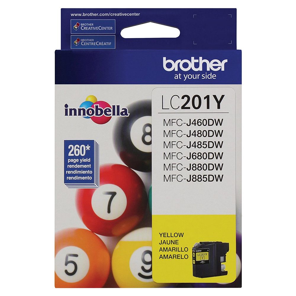 Brother Cartridge Yellow       LC201Y