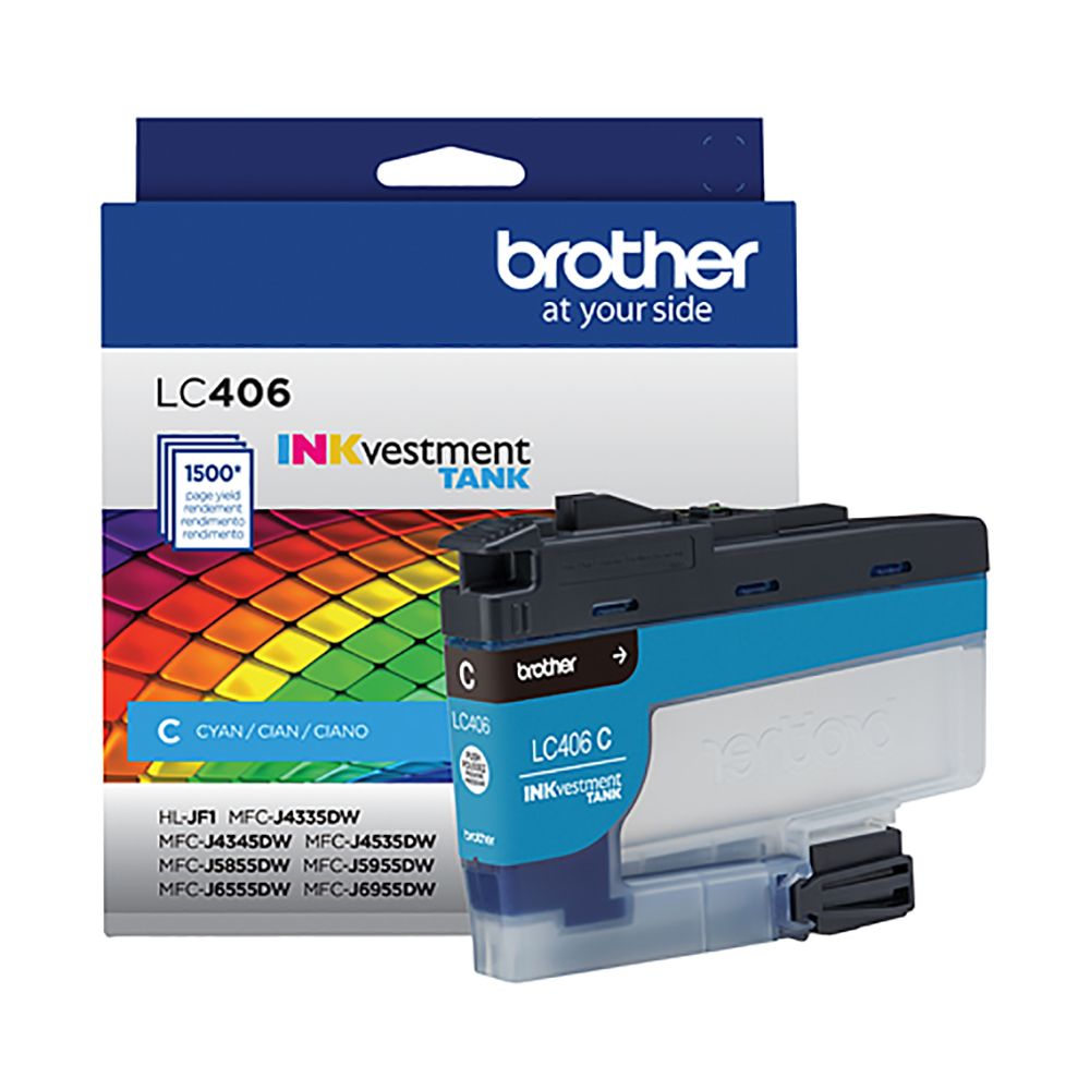 Brother Cartridge Cyan  LC406CS