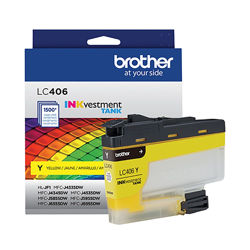 Brother Cartridge Yellow  LC406YS