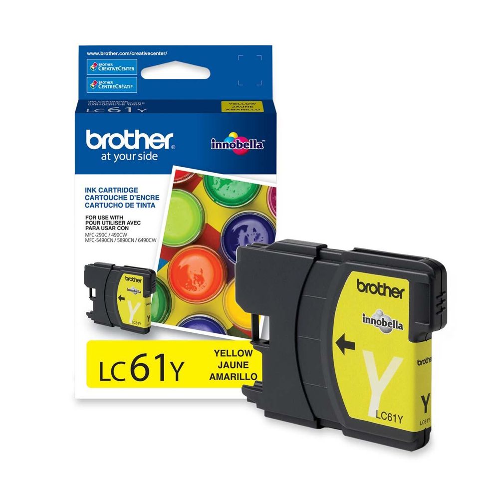 Brother Cartridge Yellow        LC61Y
