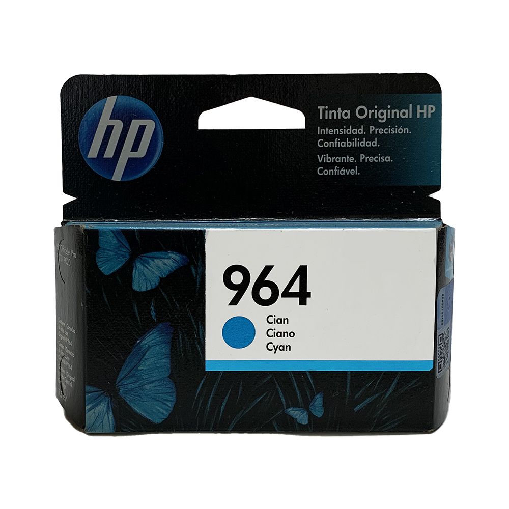 HP Inkjet Cartridge #964   Cyan 3JA50AL