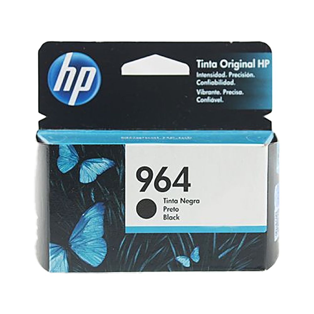 HP Inkjet Cartridge #964   Black 3JA53AL