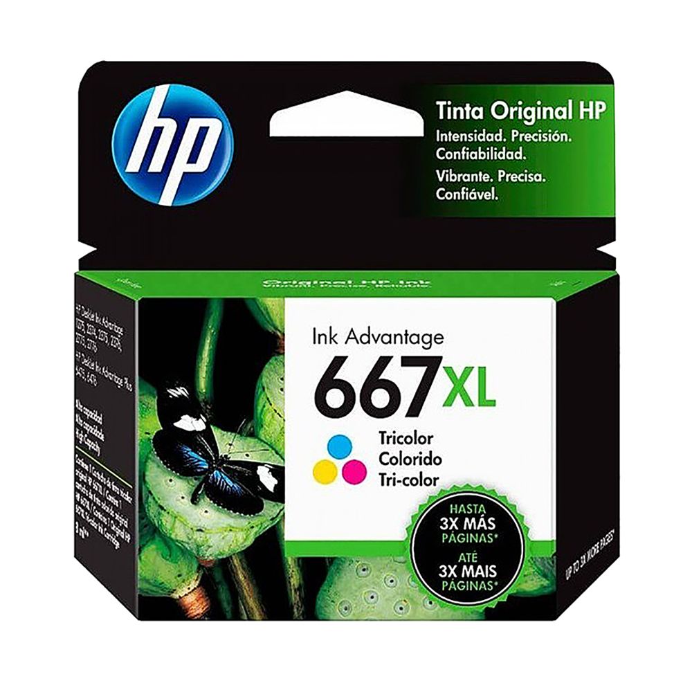 HP Inkjet Cartridge  #667XL Colour          3YM80AL
