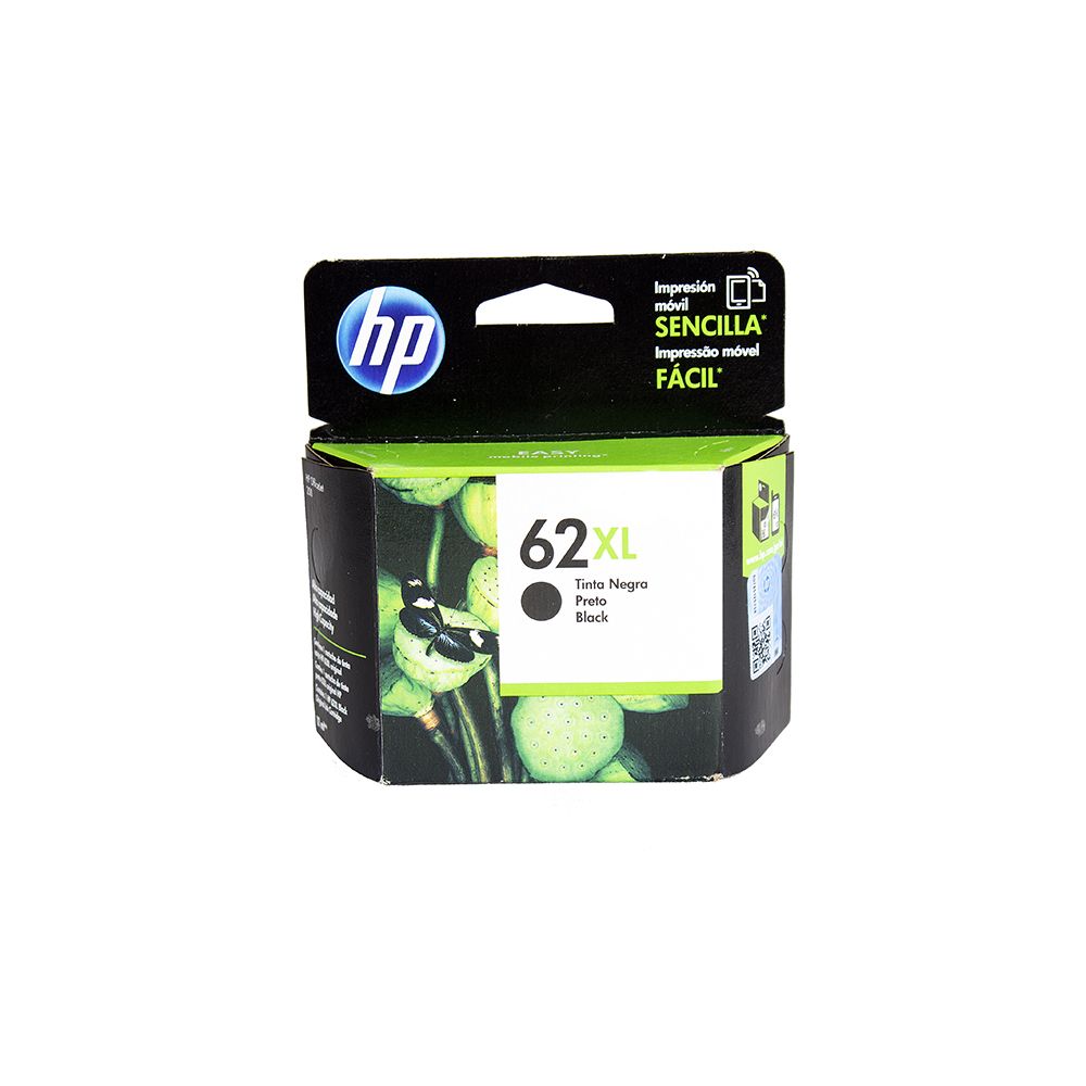 HP Inkjet Cartridge #62XL   Black   C2P05AN