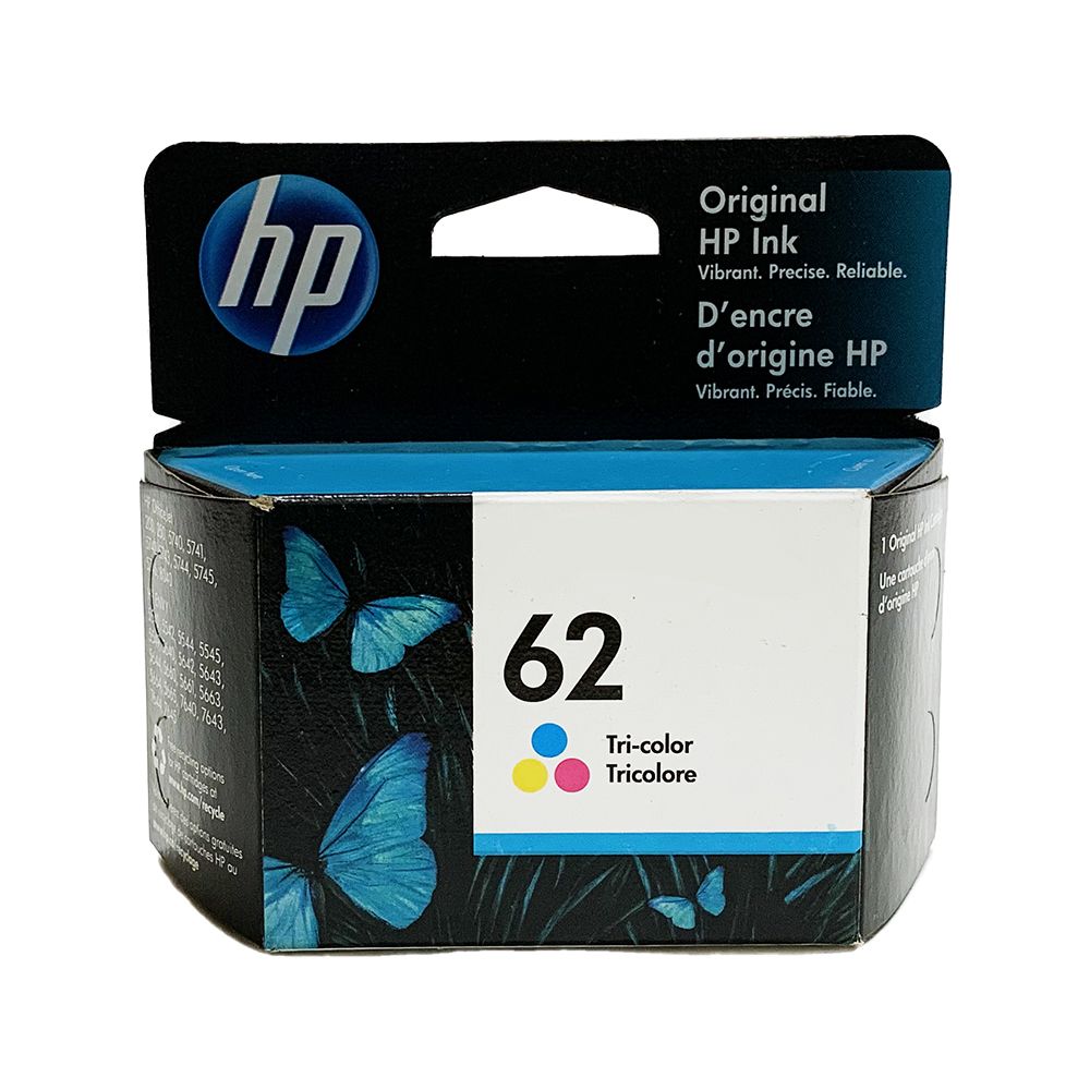 HP Inkjet Cartridge #62  Tri-Colour  C2P06AN
