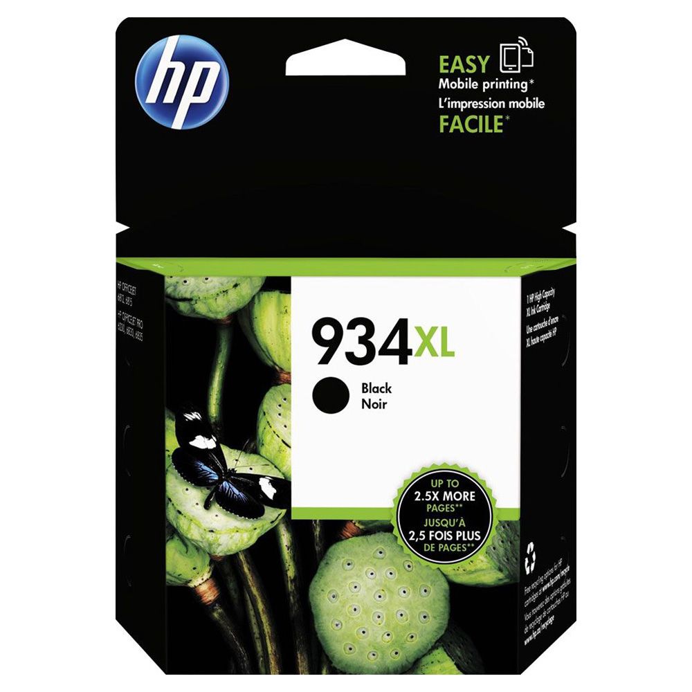 HP Inkjet Cartridge #934XL   Black  C2P23AL