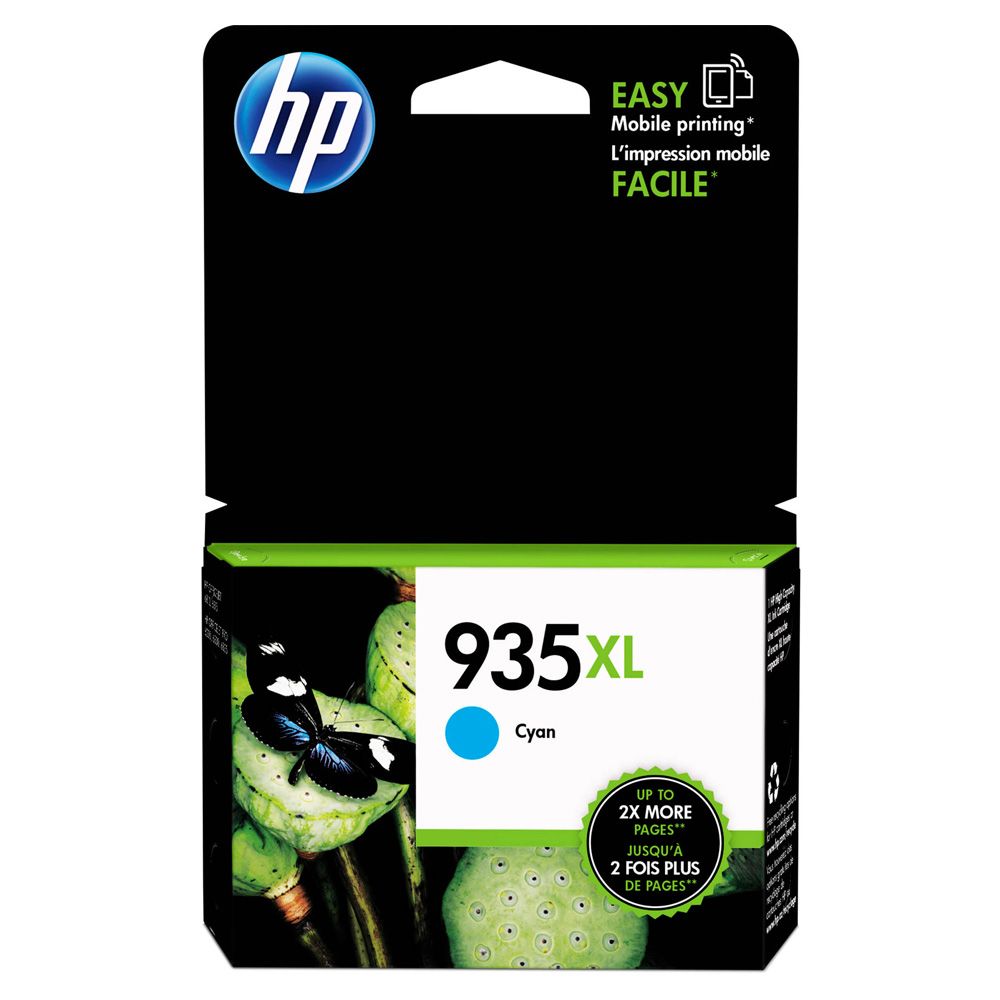 HP Inkjet Cartridge #935XL   Cyan  C2P24AL