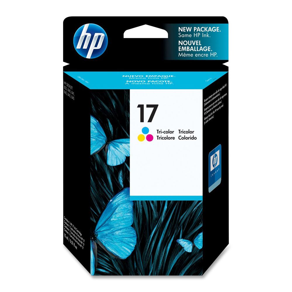 HP Inkjet Cartridge #17   Tri-colour   C6625A