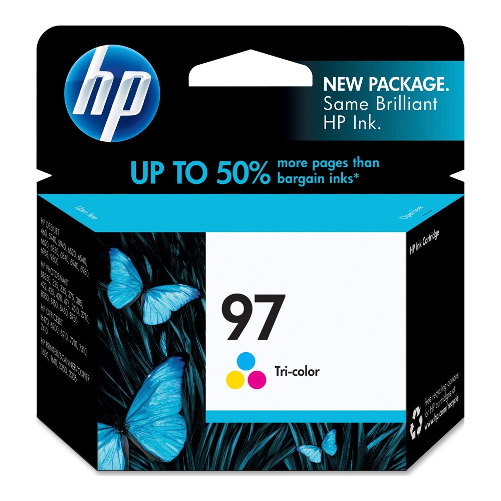 HP Inkjet Cartridge #97   Tri-colour   C9363WL