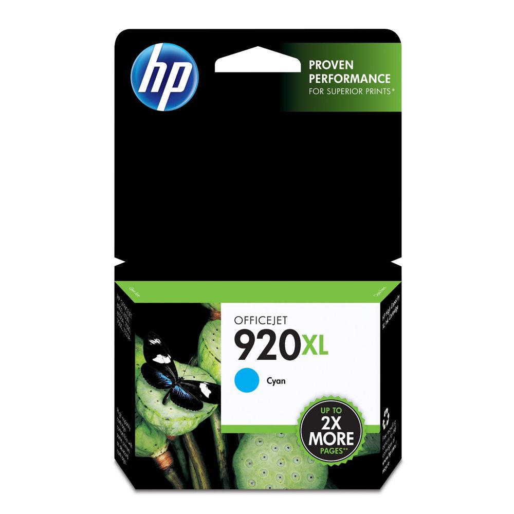 HP Officejet Cartridge  #920XL    Cyan    CD972AL