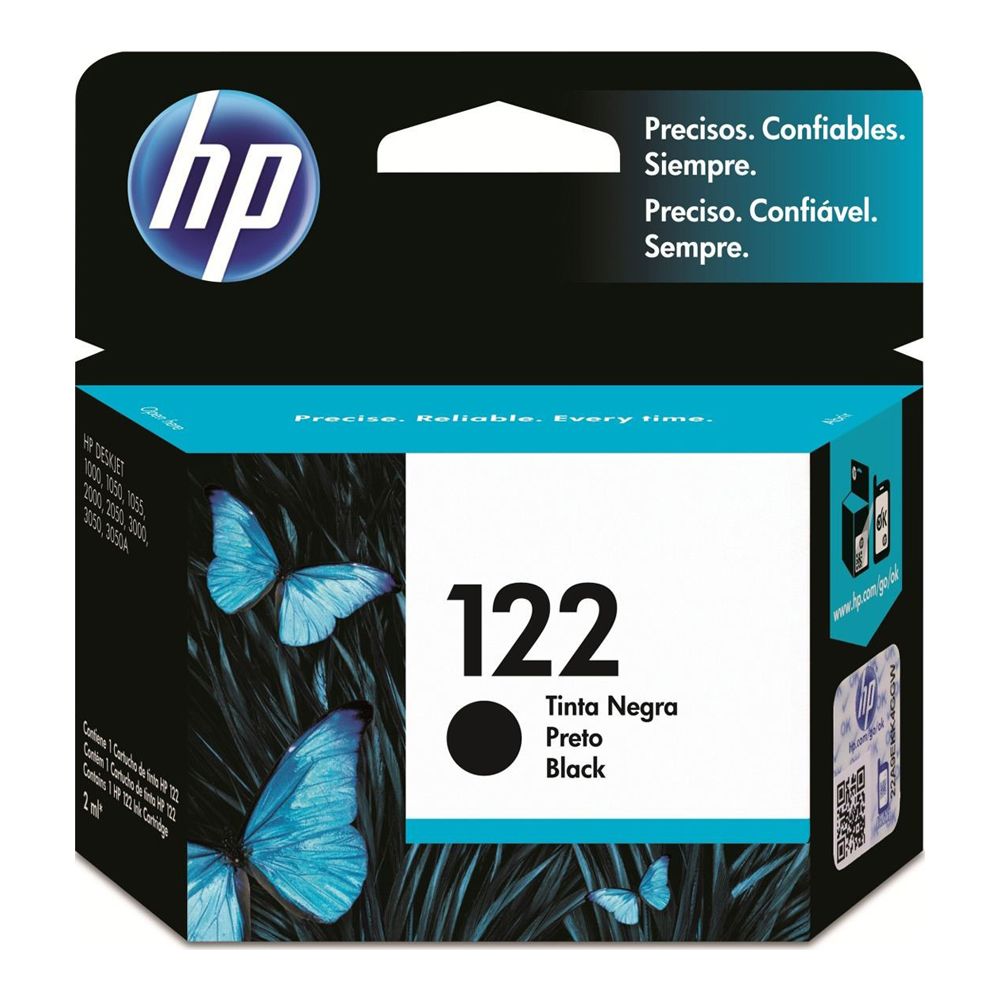 HP Inkjet Cartridge  #122 Black (61)         CH561HL
