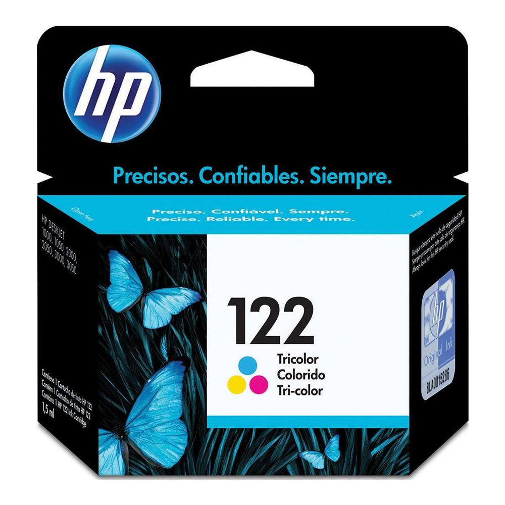 HP Inkjet Cartridge Tri-colour   #122  CH562HL