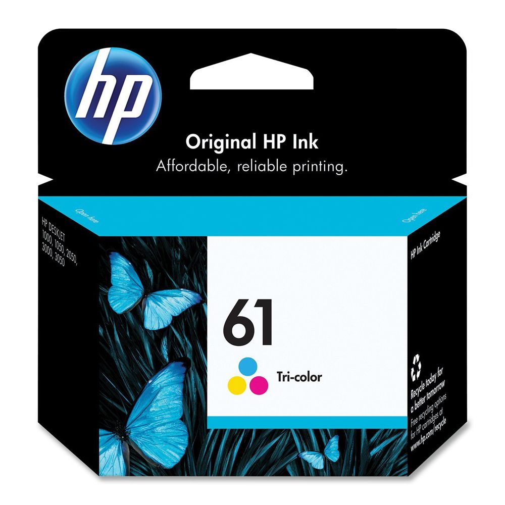 HP Inkjet Cartridge #61   Tri-colour  Option 140   CH562WN