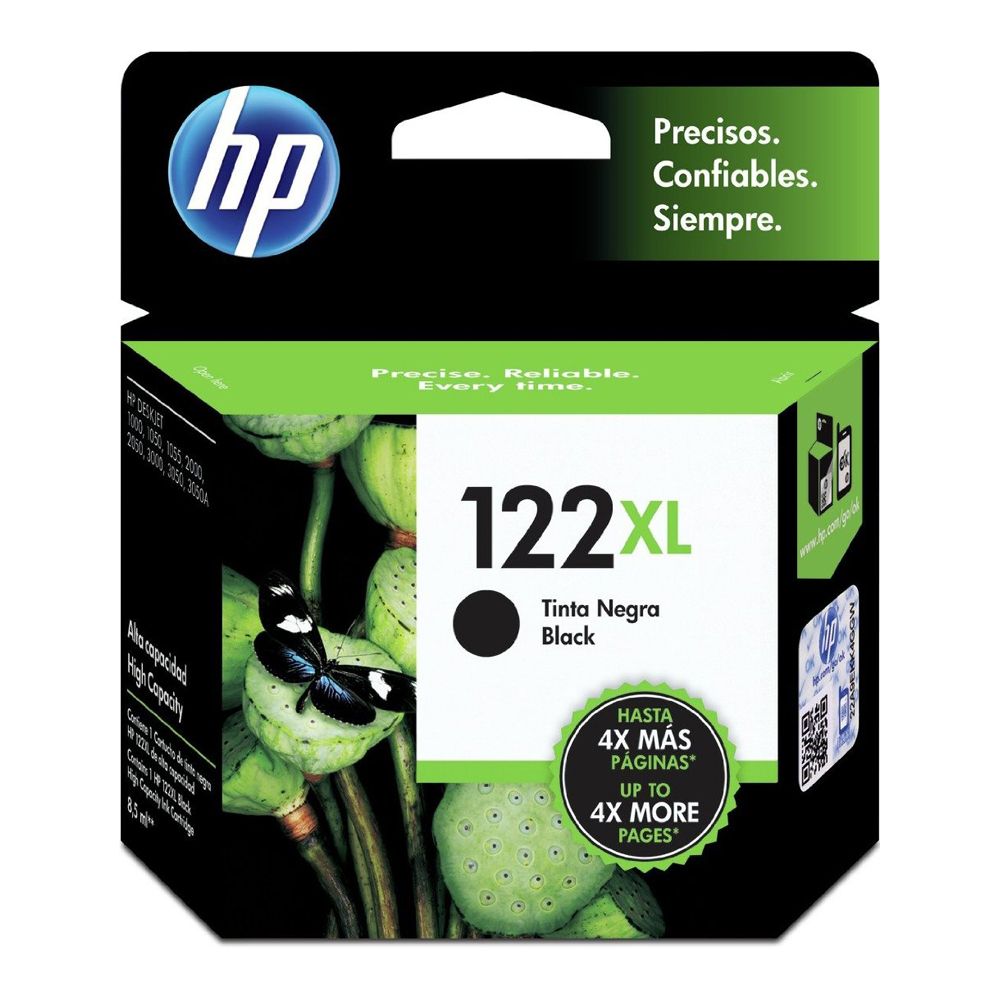 HP Inkjet Cartridge #122XL Black   CH563HL