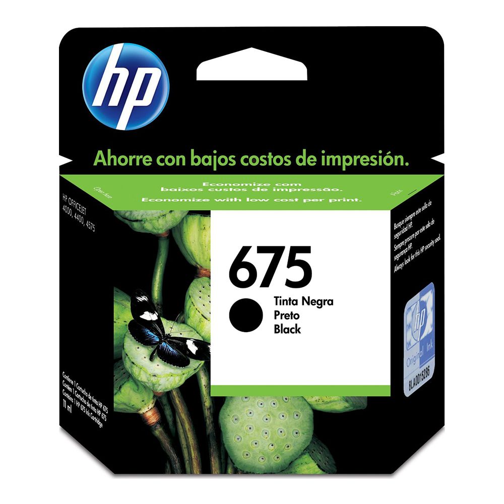 HP Inkjet Cartridge #675   Black   CN690AL