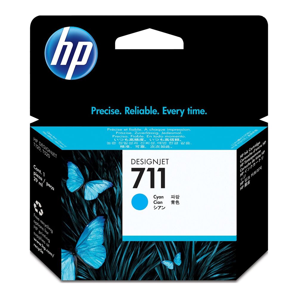 HP Designjet Cartridge #711  Cyan   CZ130A