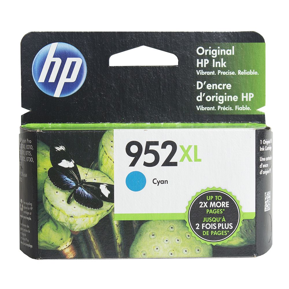 HP Inkjet Cartridge  #952XL Cyan         L0S61AN