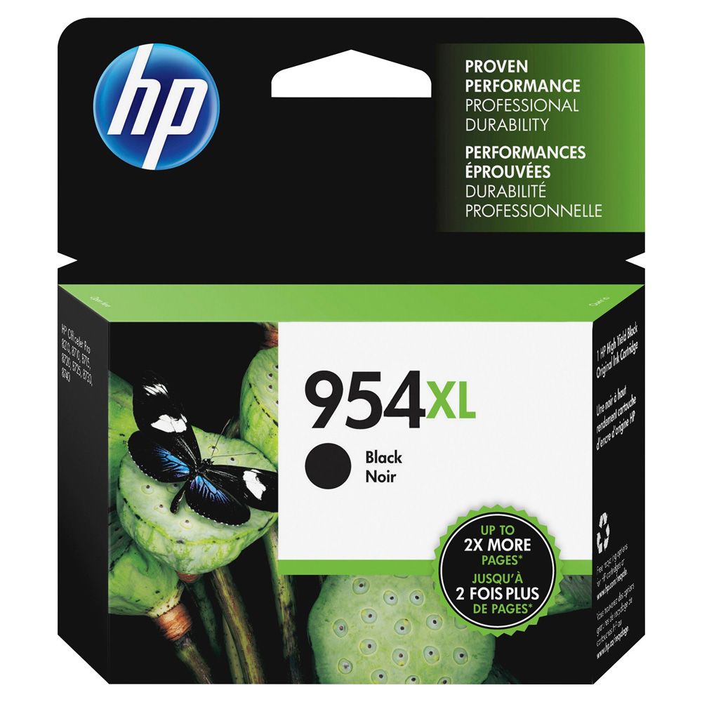 HP Inkjet Cartridge  #954XL Black           L0S71AL