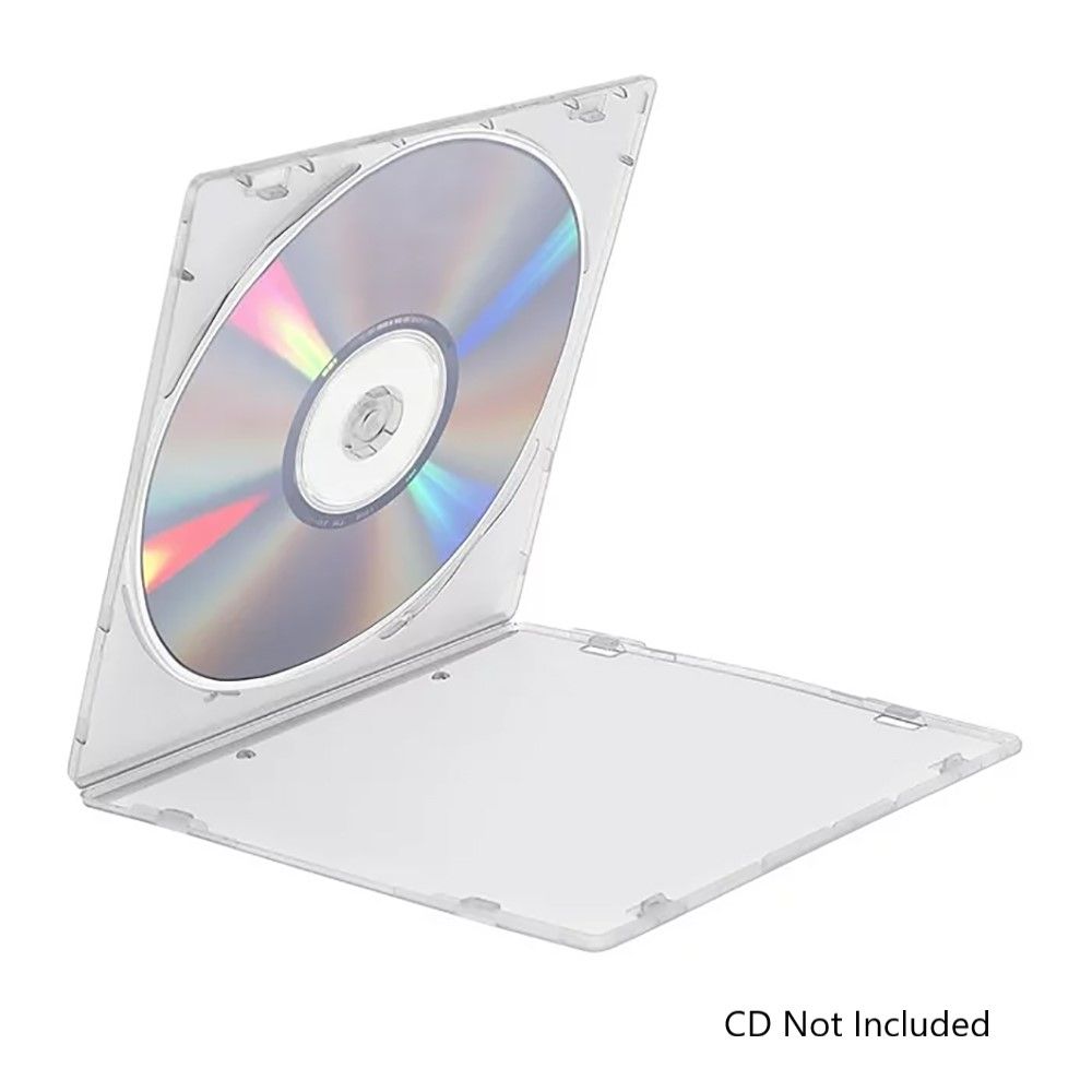 Aidata CD Case Clear Super Thin 5mm CCD1-10