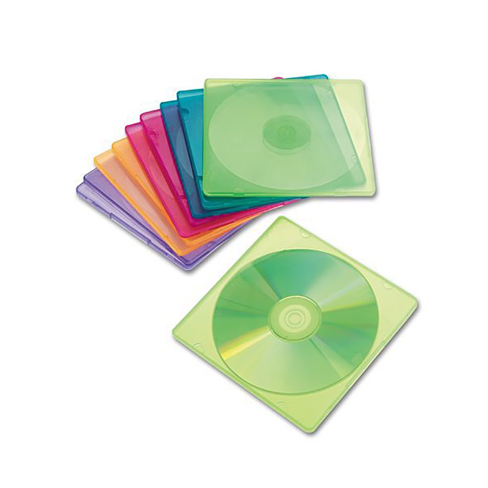 Aidata CD Case Colour Super Thin 5mm CCD1-10C