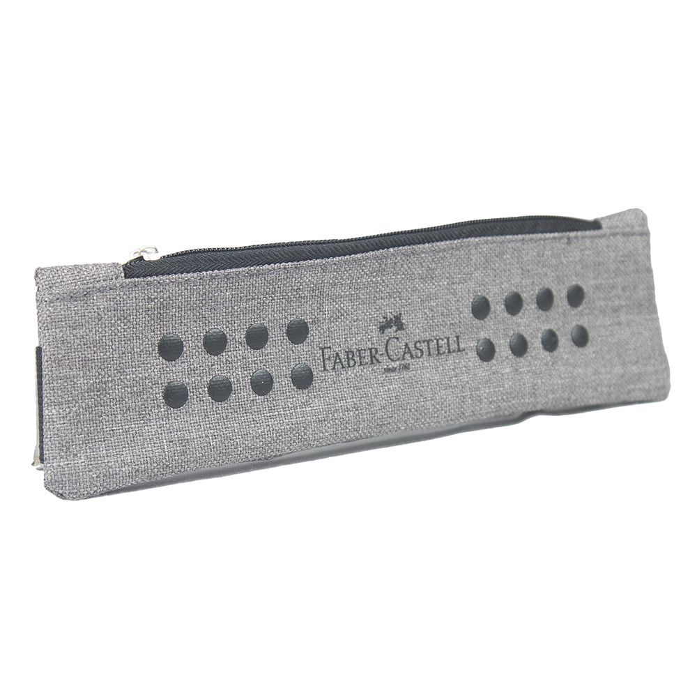Faber Castell Pencil Case Grey w/tablet strap  573135